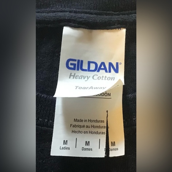 Gildan USA “Dope” Cropped T-shirt Black, M - Picture 3 of 4